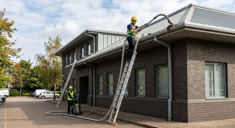 Business Gutter Cleaning in Roseville, CA