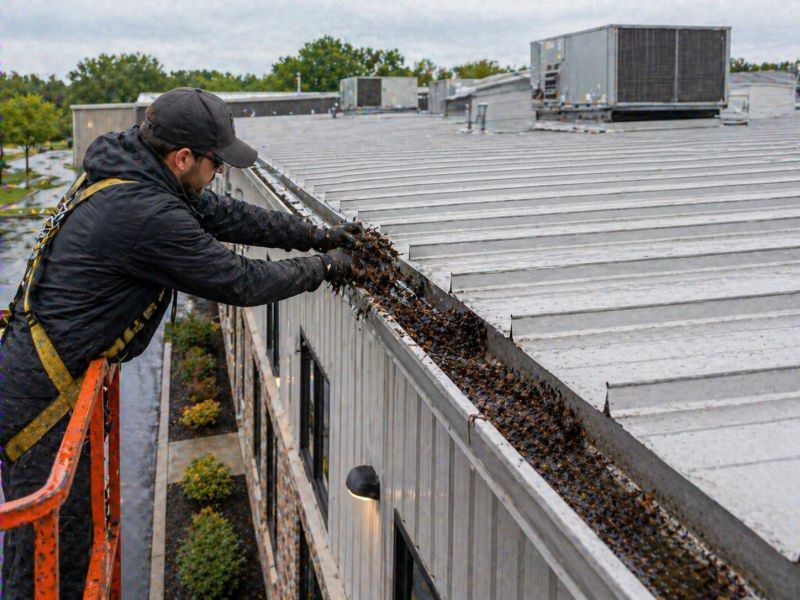 Commercial Gutter Cleaning in Roseville, CA